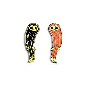 Enamel Pin Custom Lapel The Slender Sloth Pin - streetwear